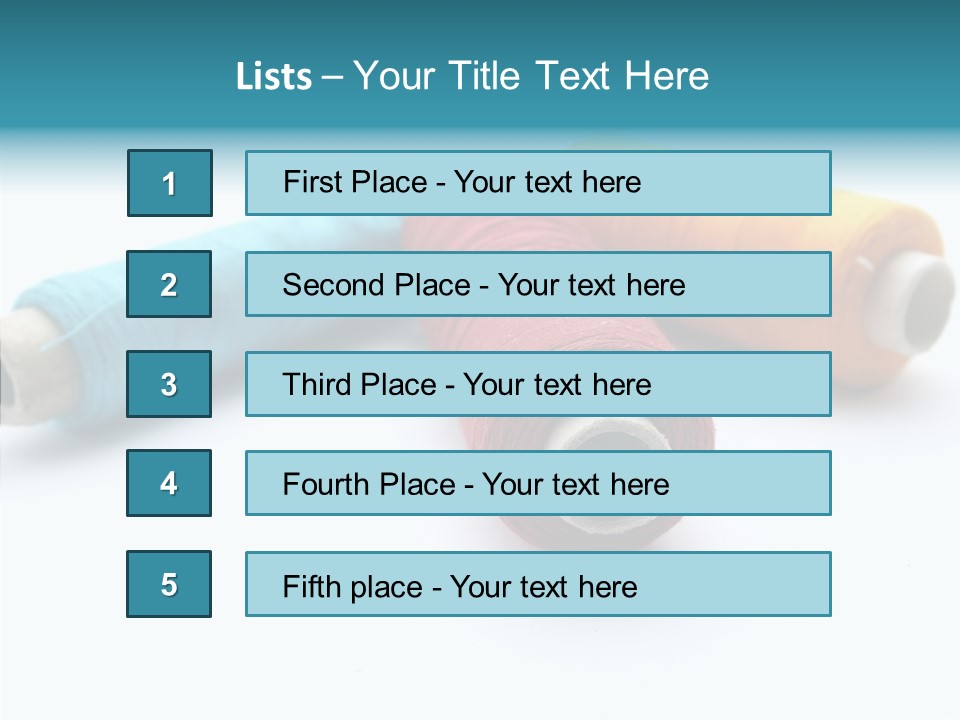 Scissors Patch Dressmaking PowerPoint Template