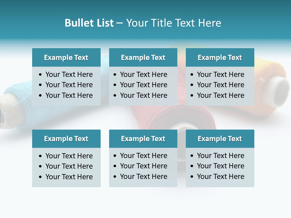 Scissors Patch Dressmaking PowerPoint Template
