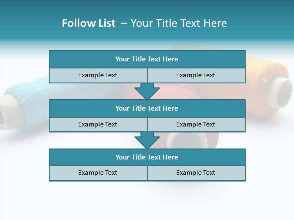Scissors Patch Dressmaking PowerPoint Template