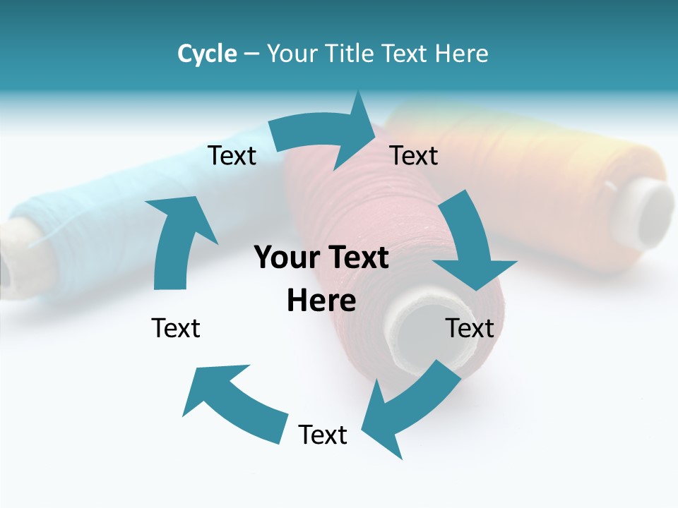 Scissors Patch Dressmaking PowerPoint Template