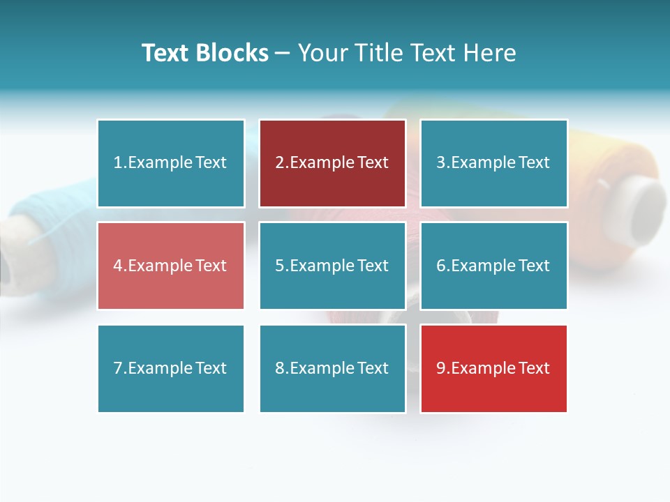 Scissors Patch Dressmaking PowerPoint Template