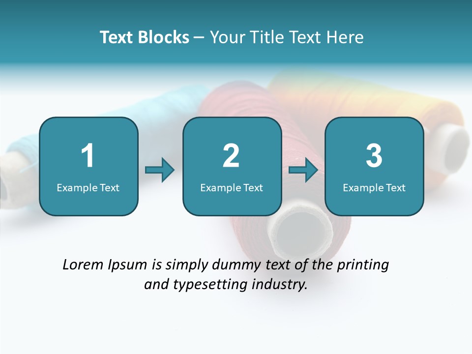 Scissors Patch Dressmaking PowerPoint Template