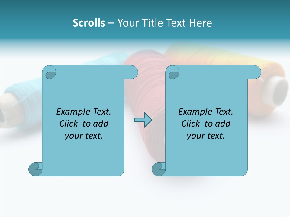 Scissors Patch Dressmaking PowerPoint Template