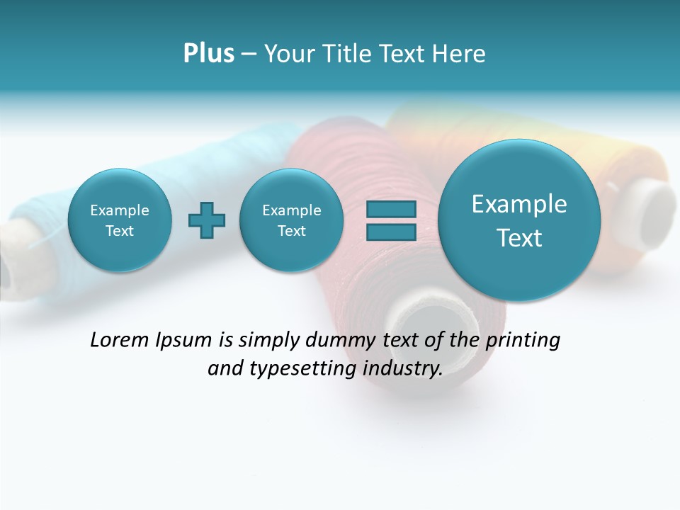 Scissors Patch Dressmaking PowerPoint Template