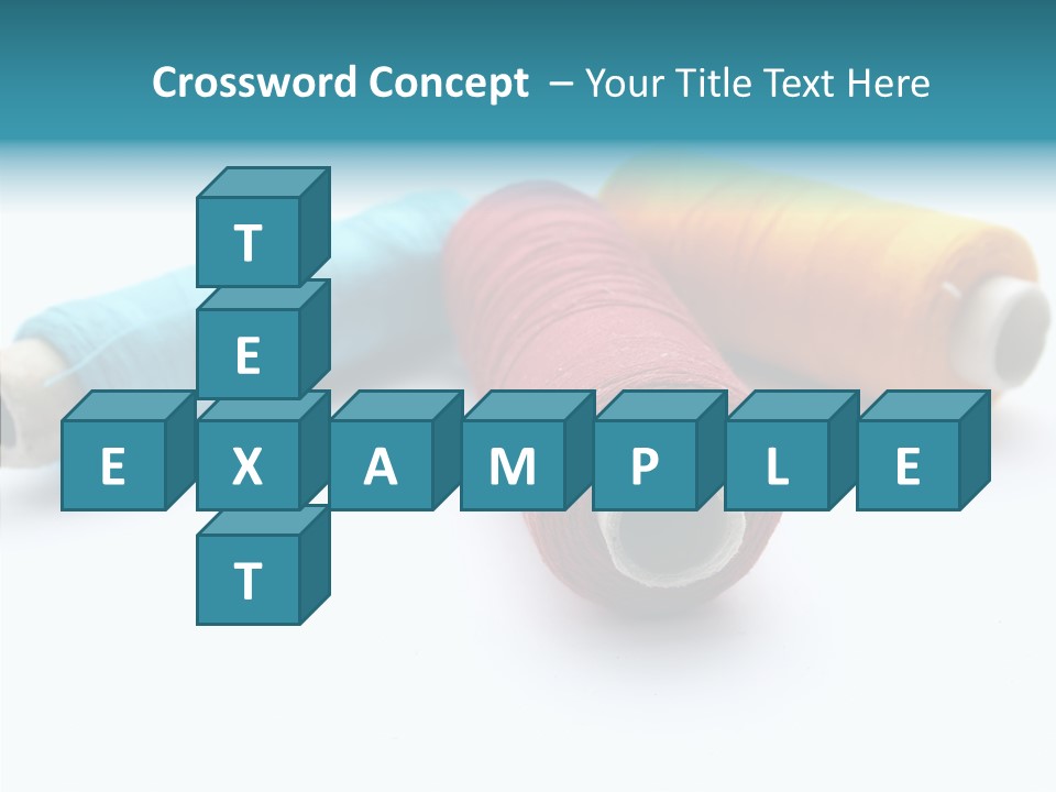 Scissors Patch Dressmaking PowerPoint Template