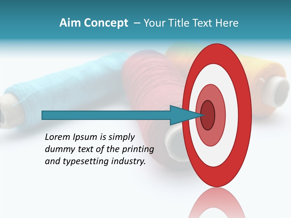 Scissors Patch Dressmaking PowerPoint Template