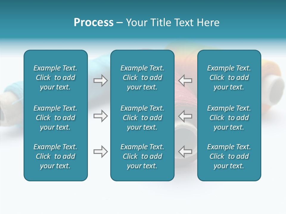 Scissors Patch Dressmaking PowerPoint Template