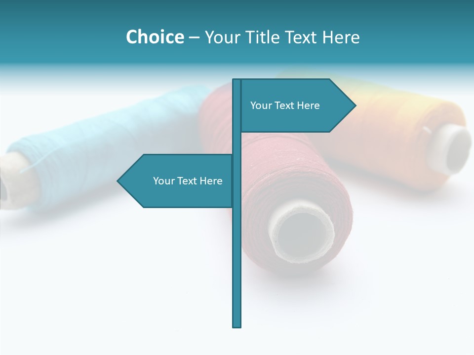 Scissors Patch Dressmaking PowerPoint Template