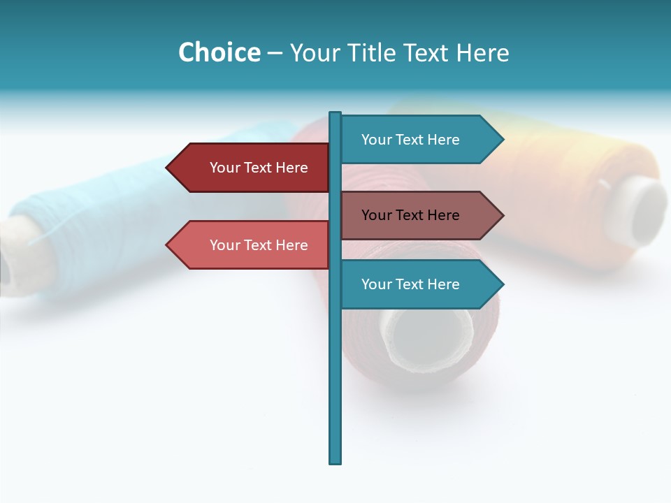 Scissors Patch Dressmaking PowerPoint Template