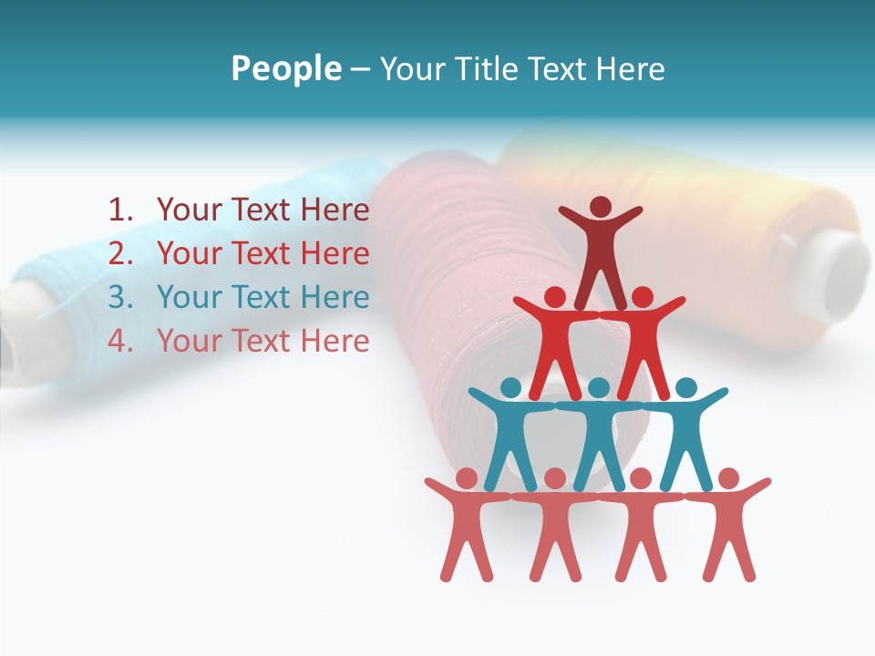 Scissors Patch Dressmaking PowerPoint Template