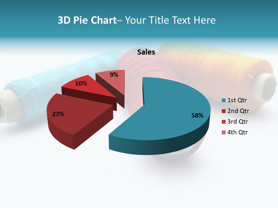 Scissors Patch Dressmaking PowerPoint Template