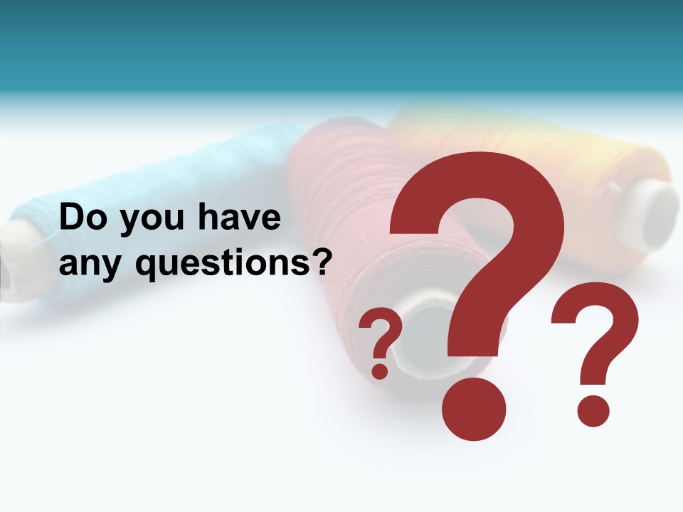 Scissors Patch Dressmaking PowerPoint Template