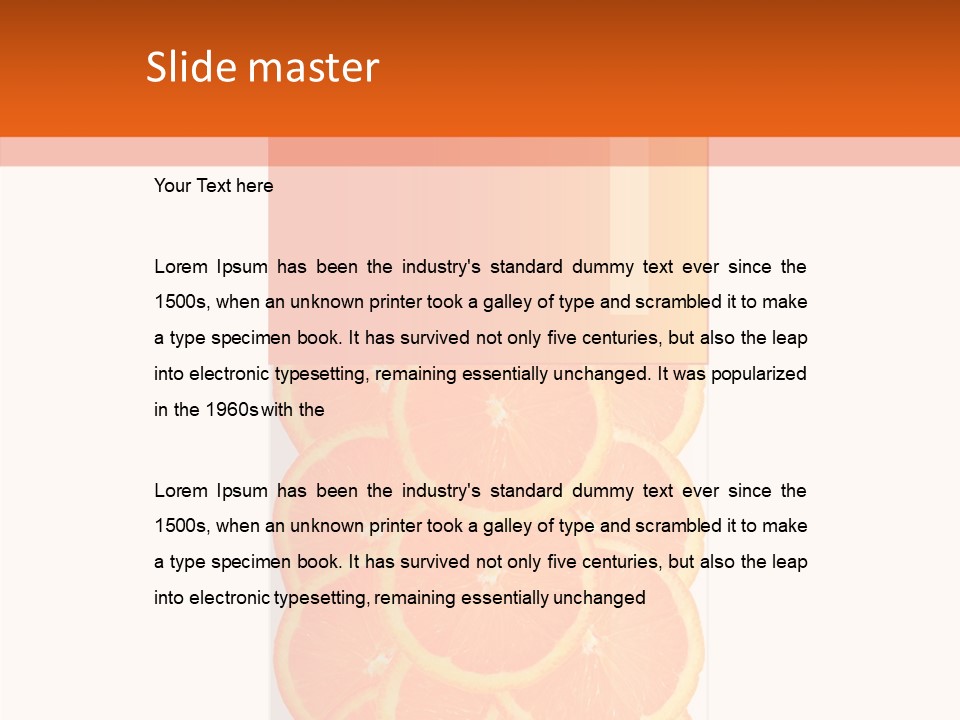 Writing Chair Per On PowerPoint Template