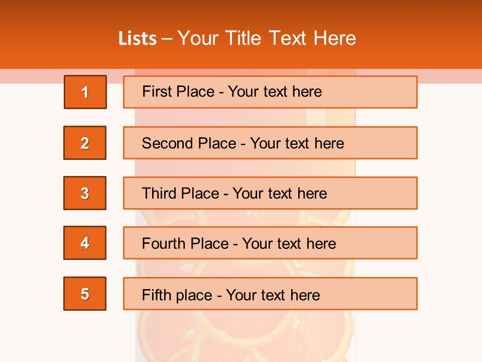 Writing Chair Per On PowerPoint Template