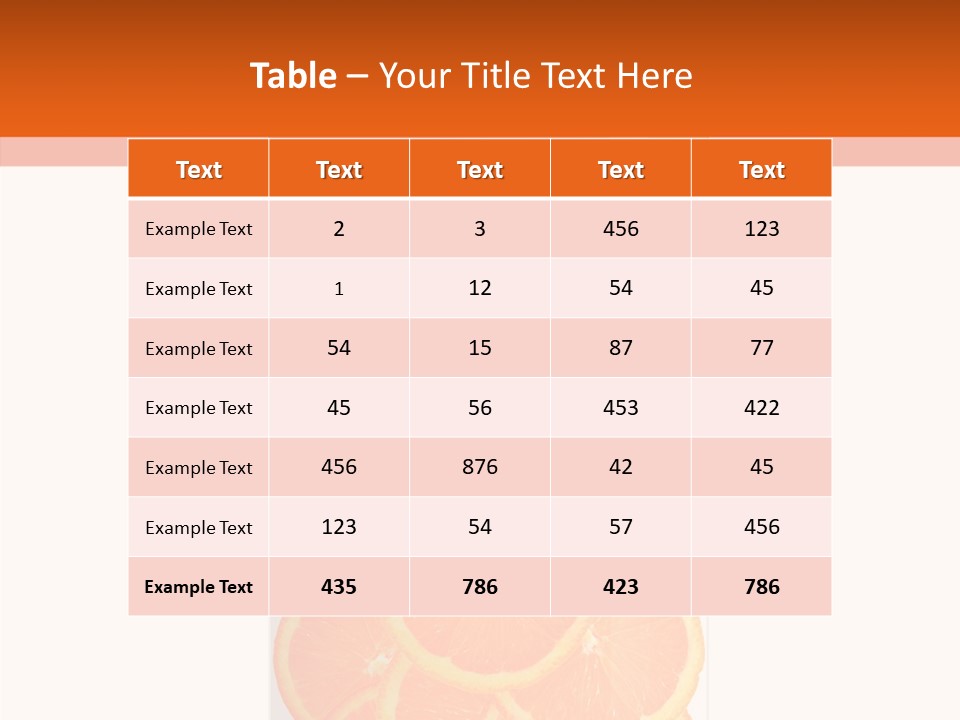 Writing Chair Per On PowerPoint Template