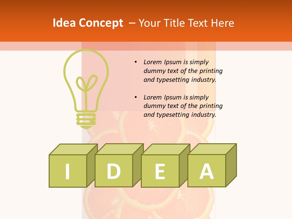 Writing Chair Per On PowerPoint Template