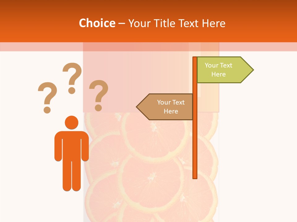 Writing Chair Per On PowerPoint Template