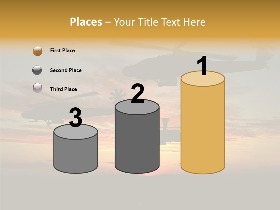 Cockpit Apache Explosive PowerPoint Template