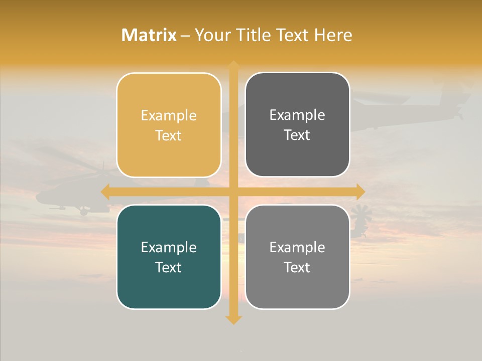 Cockpit Apache Explosive PowerPoint Template