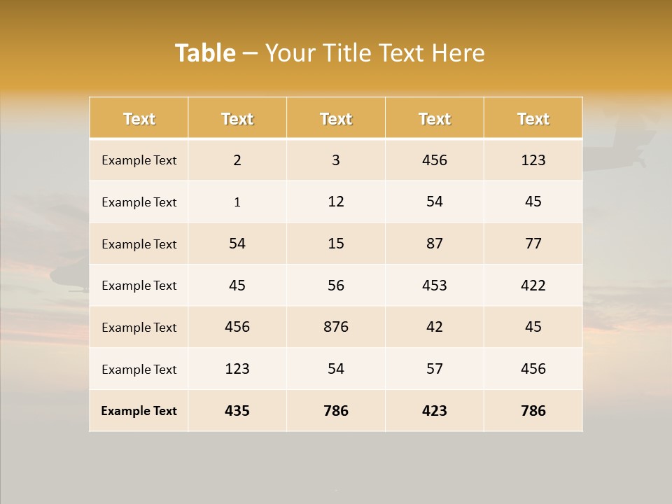 Cockpit Apache Explosive PowerPoint Template