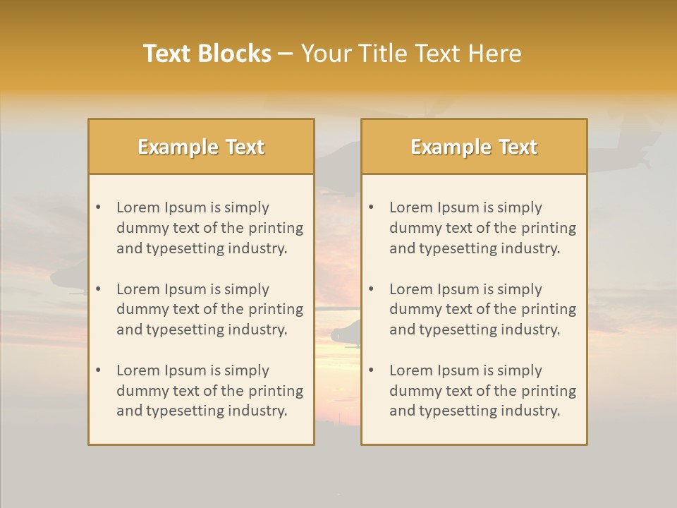 Cockpit Apache Explosive PowerPoint Template