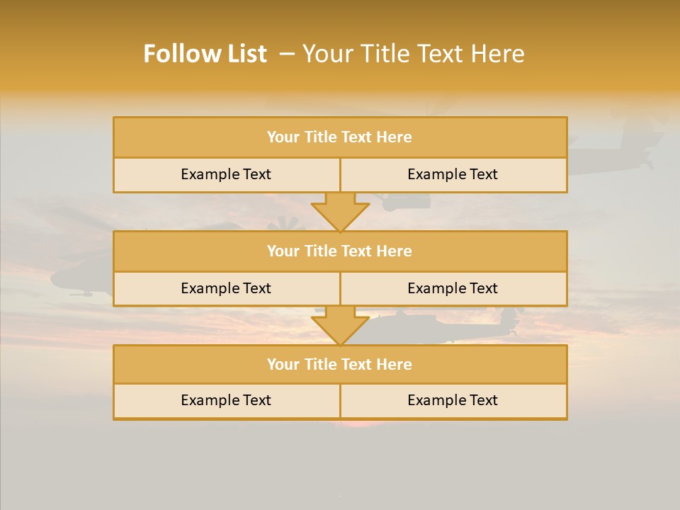 Cockpit Apache Explosive PowerPoint Template