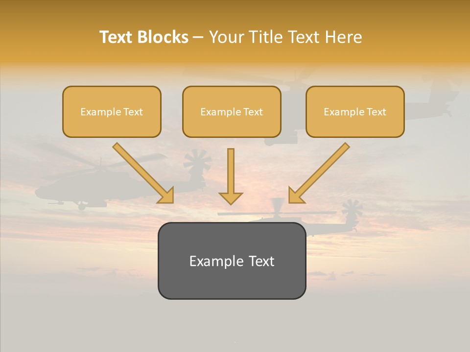 Cockpit Apache Explosive PowerPoint Template