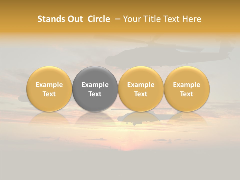 Cockpit Apache Explosive PowerPoint Template