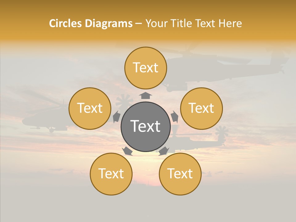Cockpit Apache Explosive PowerPoint Template