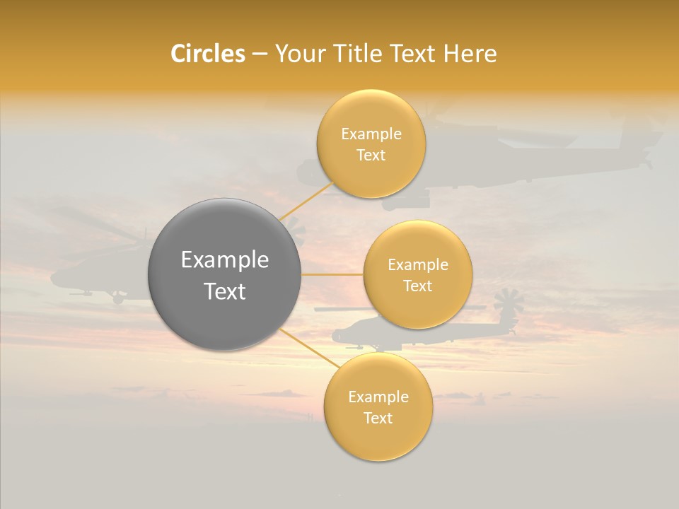 Cockpit Apache Explosive PowerPoint Template