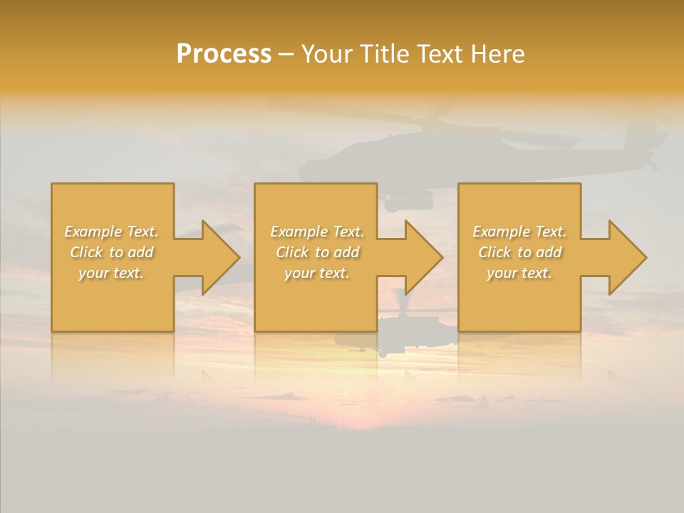 Cockpit Apache Explosive PowerPoint Template
