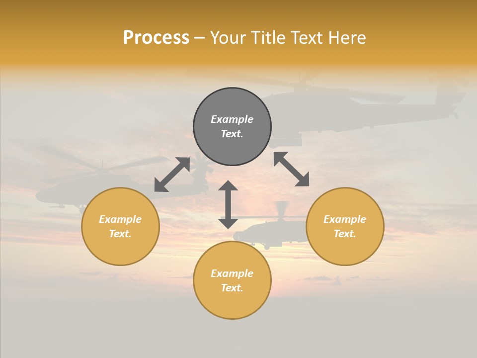 Cockpit Apache Explosive PowerPoint Template