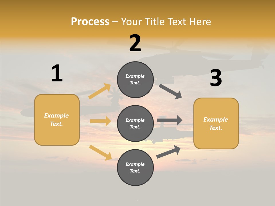 Cockpit Apache Explosive PowerPoint Template
