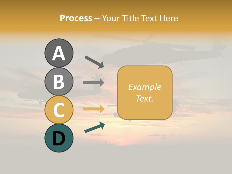 Cockpit Apache Explosive PowerPoint Template