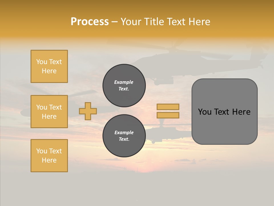Cockpit Apache Explosive PowerPoint Template