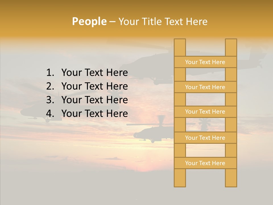 Cockpit Apache Explosive PowerPoint Template