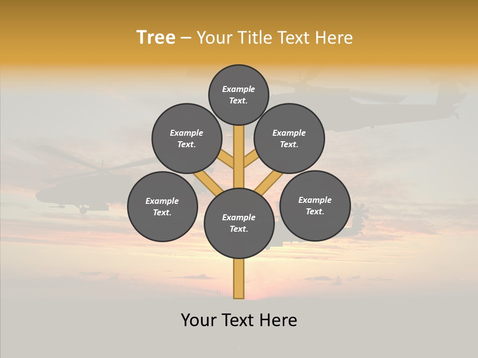 Cockpit Apache Explosive PowerPoint Template