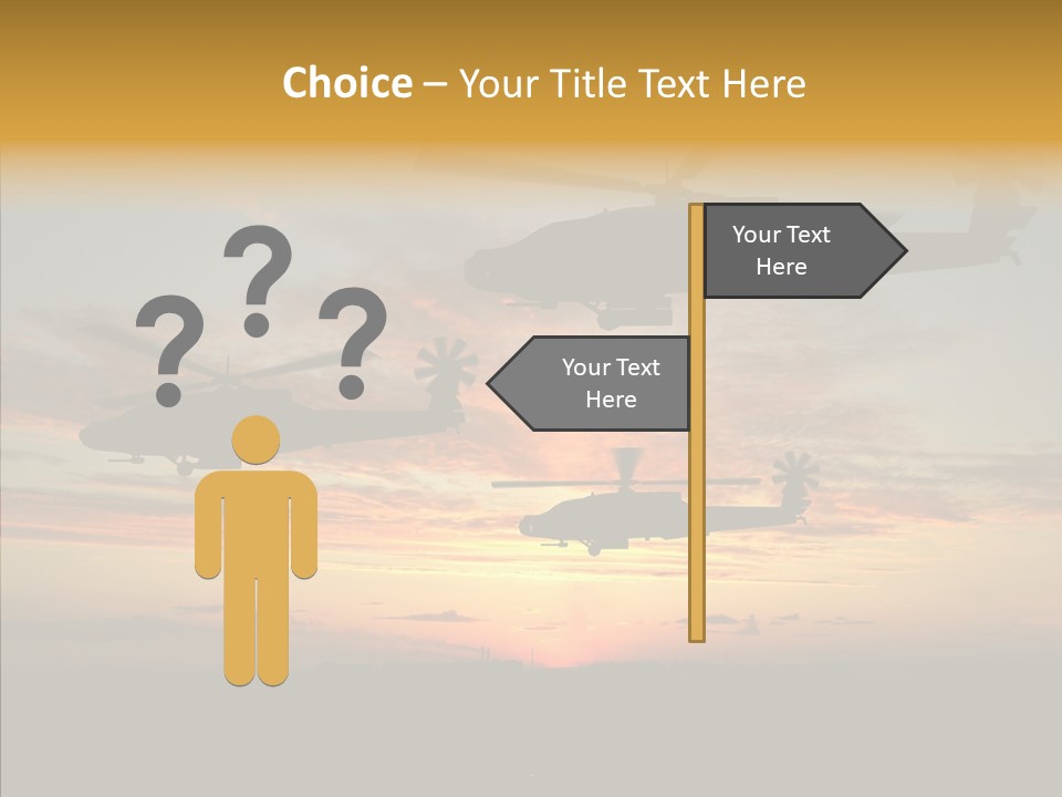 Cockpit Apache Explosive PowerPoint Template