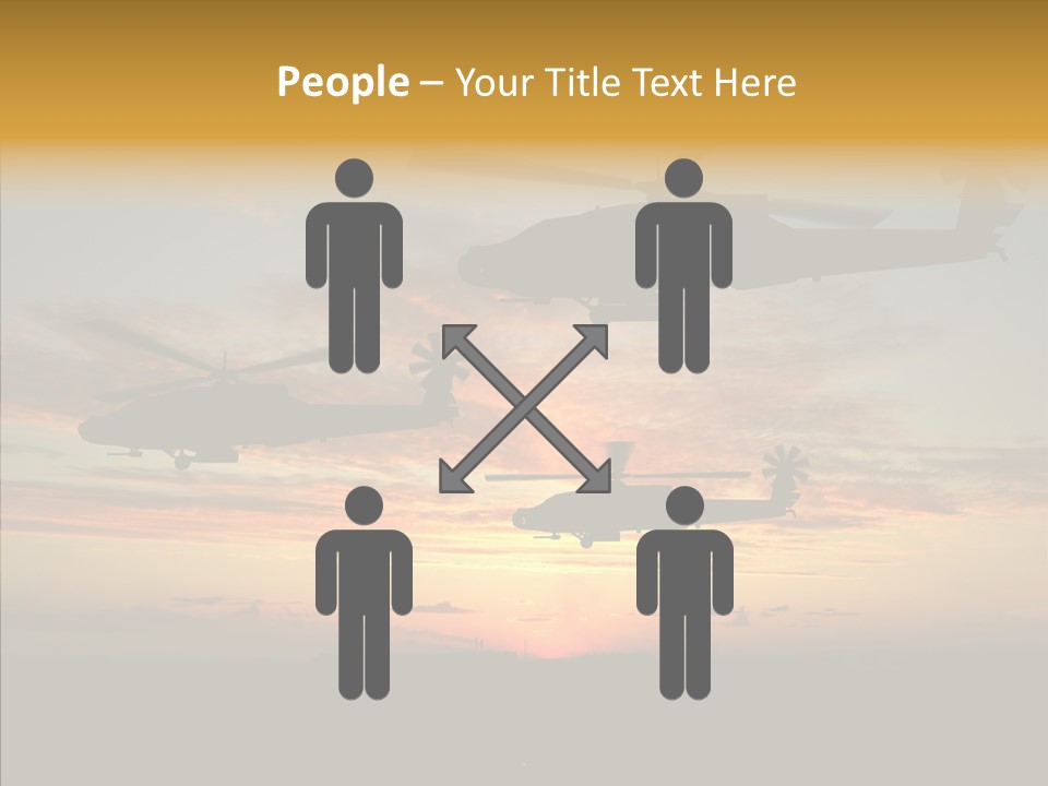 Cockpit Apache Explosive PowerPoint Template