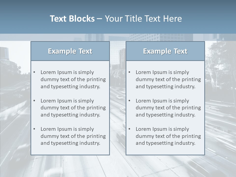 Drive Travel Traffic PowerPoint Template