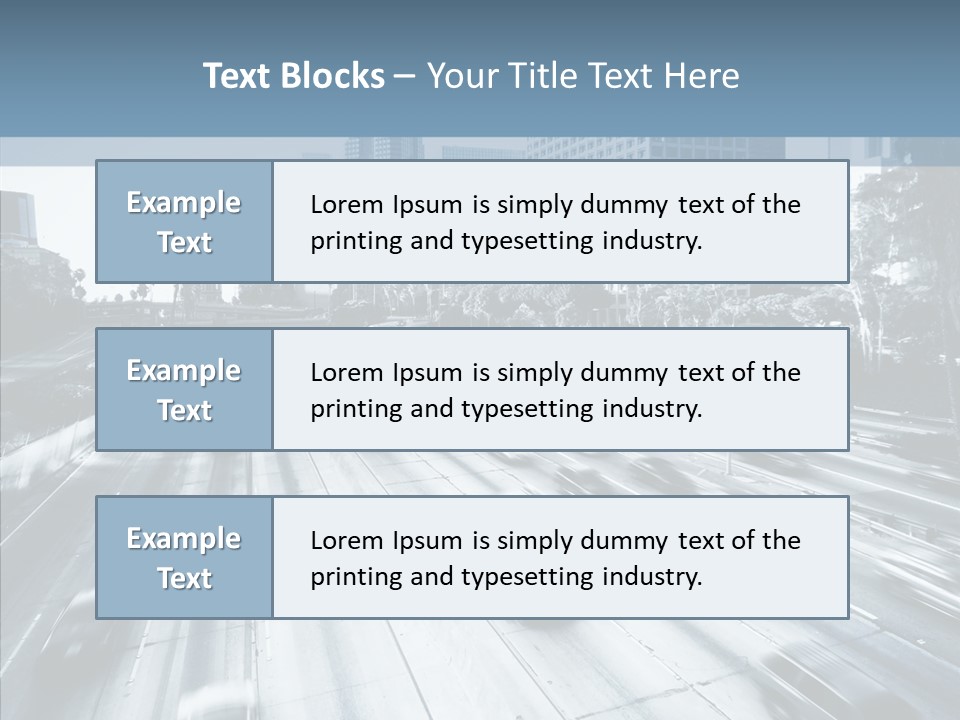 Drive Travel Traffic PowerPoint Template