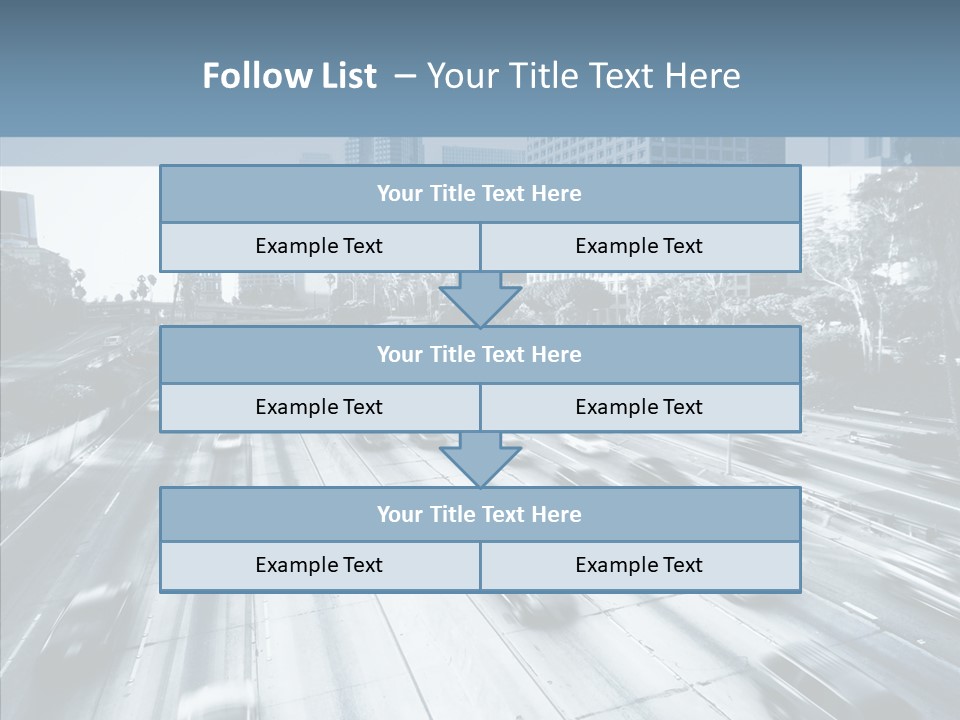 Drive Travel Traffic PowerPoint Template