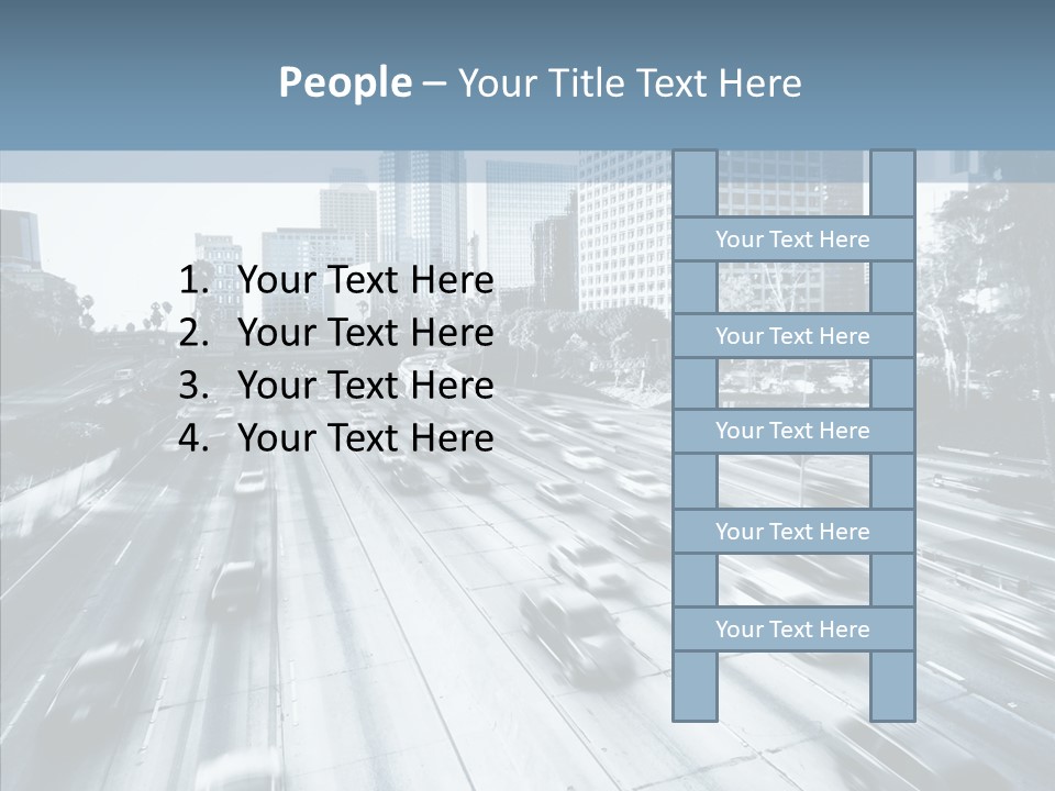 Drive Travel Traffic PowerPoint Template