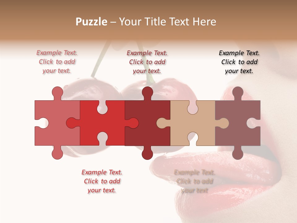 Delicious Closeup Food PowerPoint Template