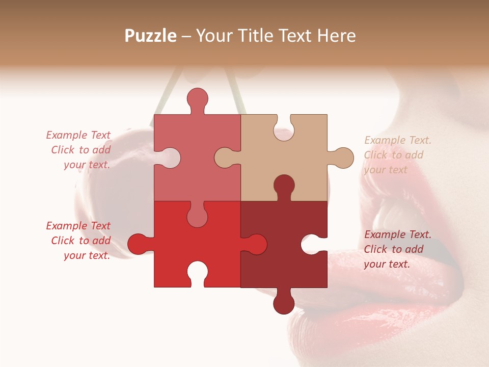 Delicious Closeup Food PowerPoint Template