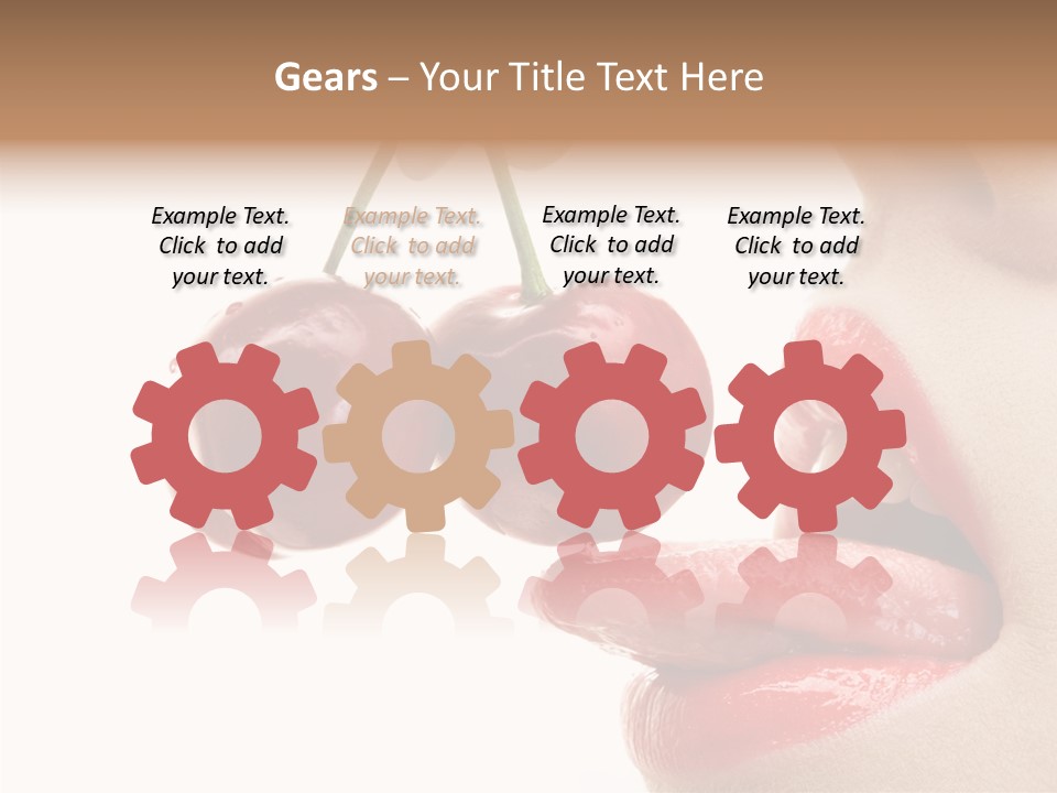 Delicious Closeup Food PowerPoint Template