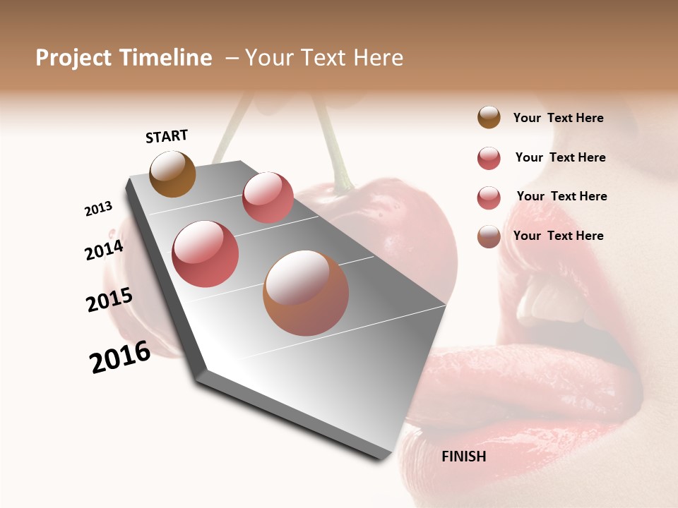 Delicious Closeup Food PowerPoint Template