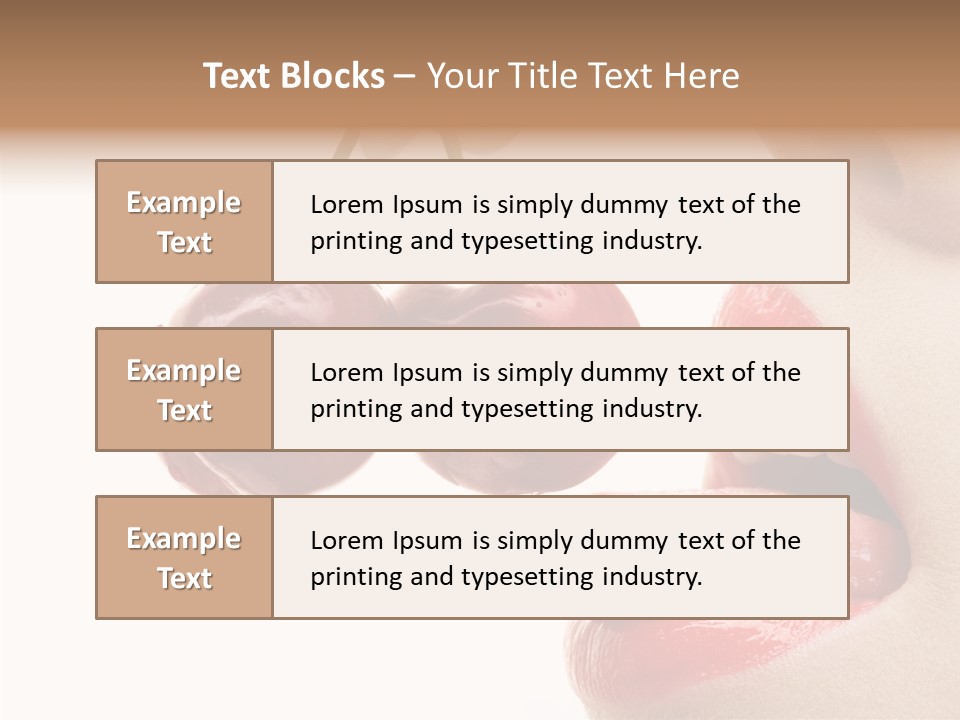 Delicious Closeup Food PowerPoint Template