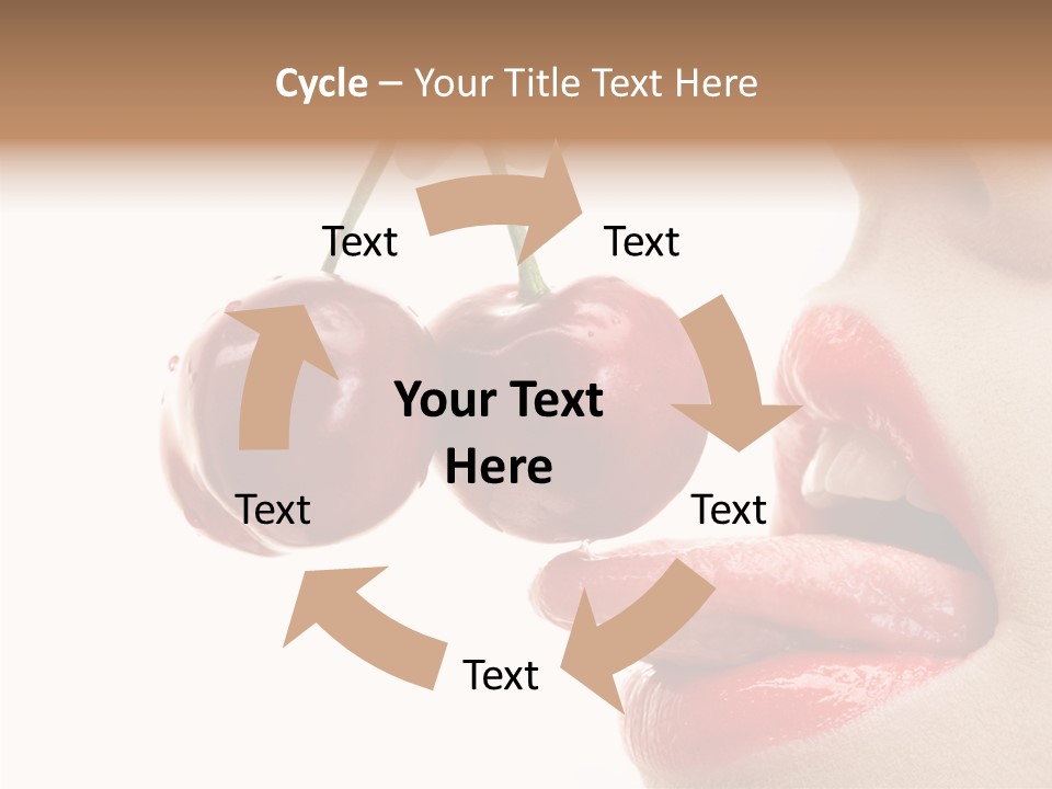 Delicious Closeup Food PowerPoint Template