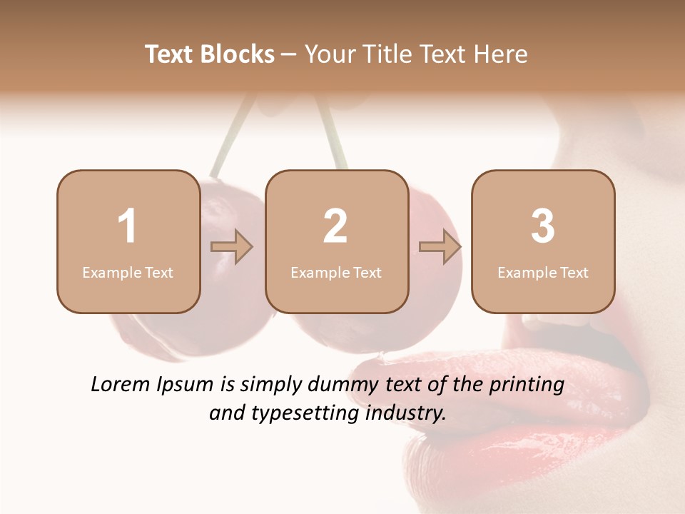 Delicious Closeup Food PowerPoint Template